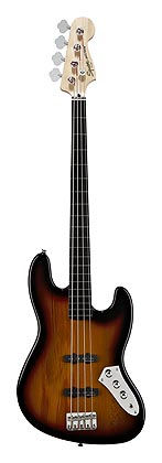 Used Squire Fretless Vintage Modified Jazz Bass