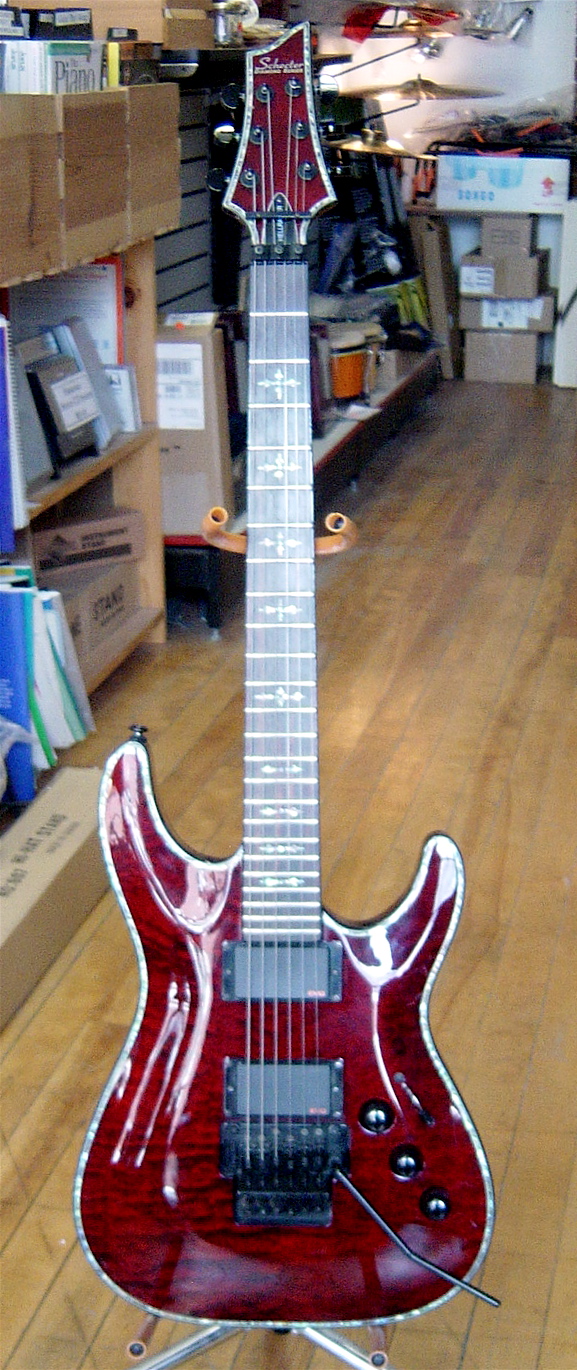 Used Schecter Hellraiser C 1+ w/Original Floyd Rose