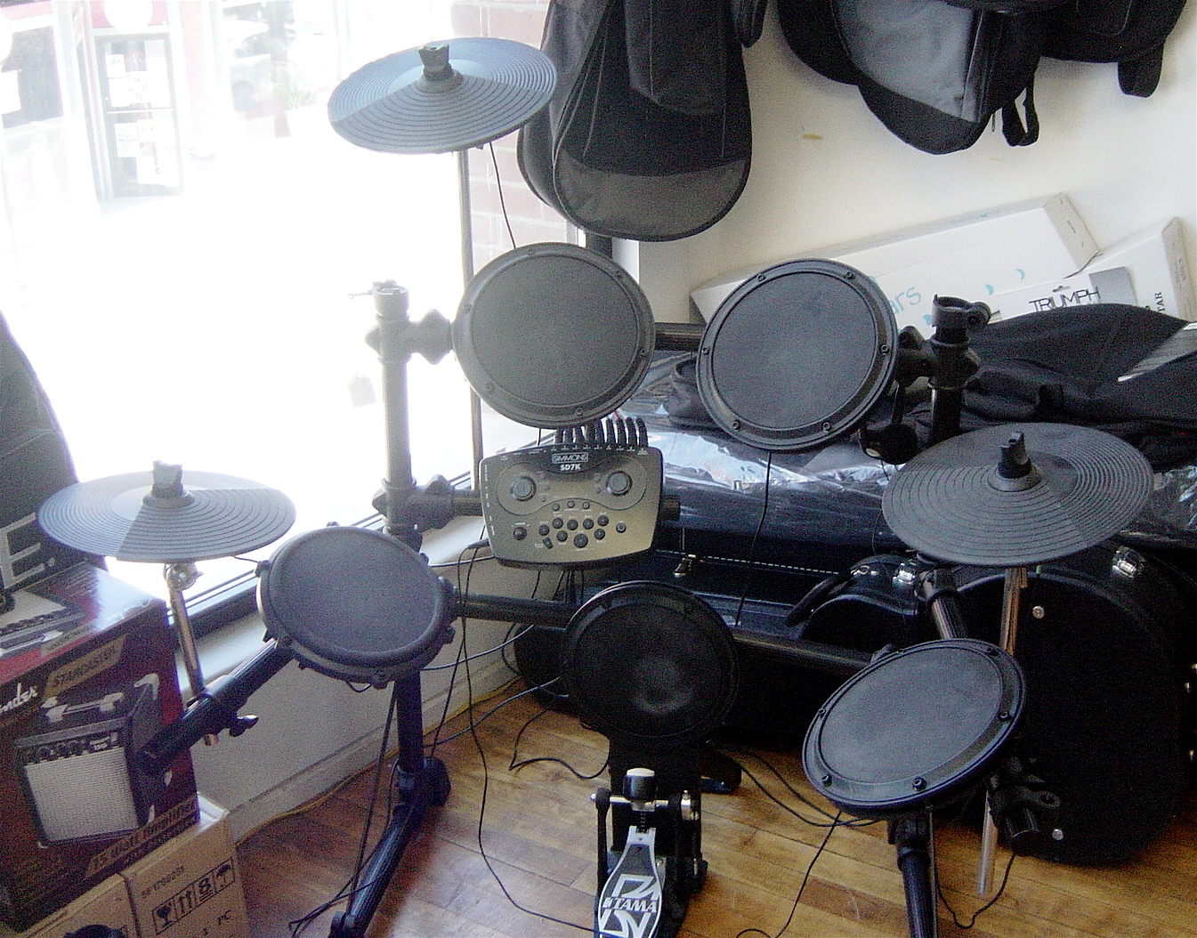 Used Simmons SD7K Electronic Drum Set
